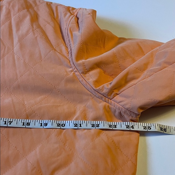 David Brooks Women's Quilted Jacket Orange Size XL EUC Casual Fall - Picture 4 of 5